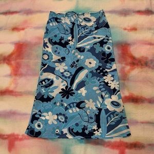 Vintage 90s floral midi skirt